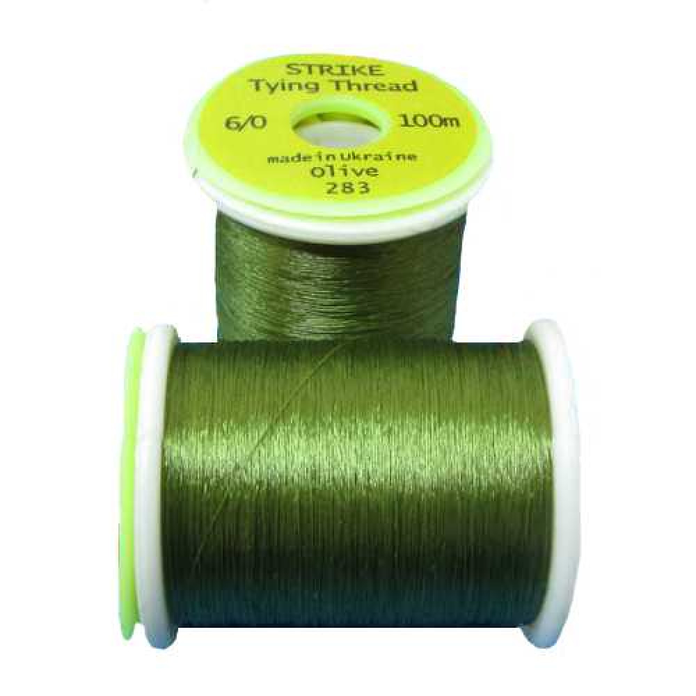Монтажная нить STRIKE Tying Thread 8/0 - Olive (оливковый)								
