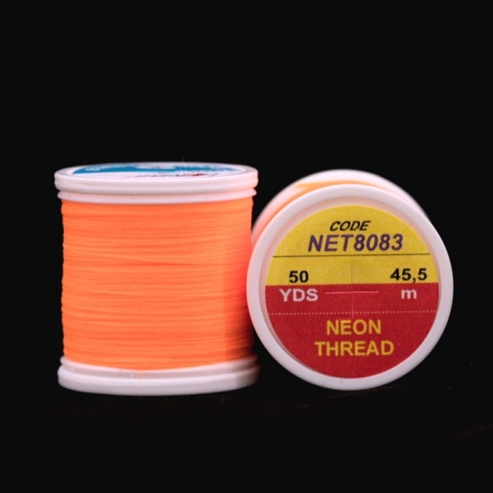 Монтажная нить HENDS Neon Thread - Fluo orange (флуоресцентный оранжевый)