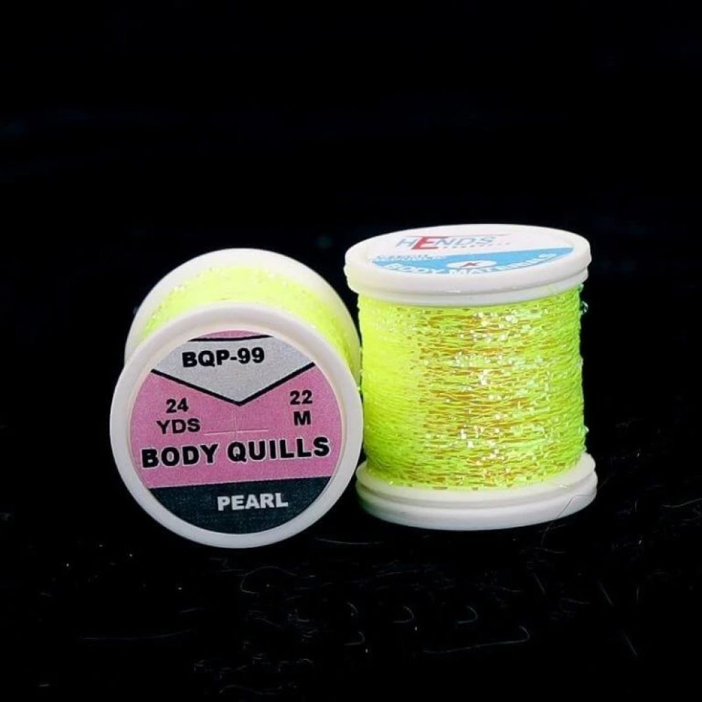 Нить для формирования тела HENDS Body Quills – Fluo Yellow (флуоресцентный желтый)