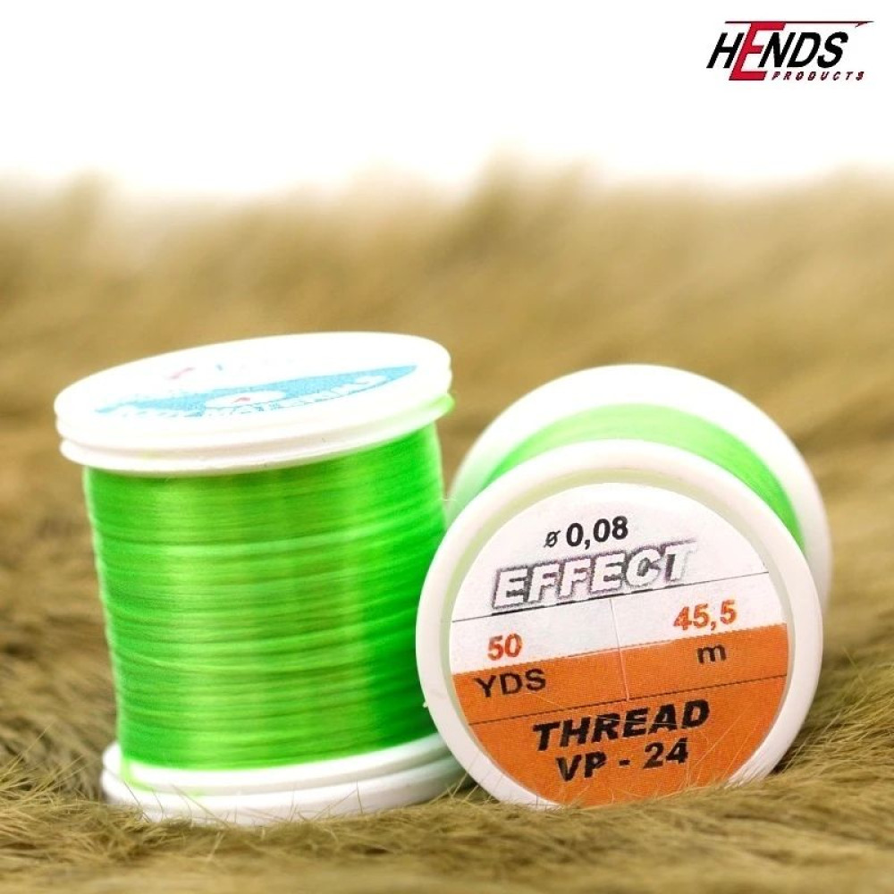 Монтажная нить HENDS Effect Thread – Fluo Green (флуоресцентный зеленый)