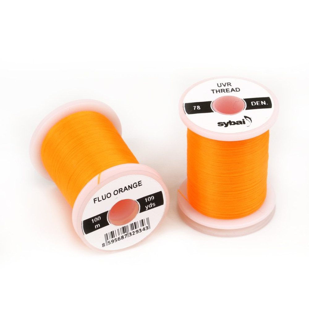 Монтажная нить Sybai UVR Thread – Fluo Orange (флуо-помаранчевий)