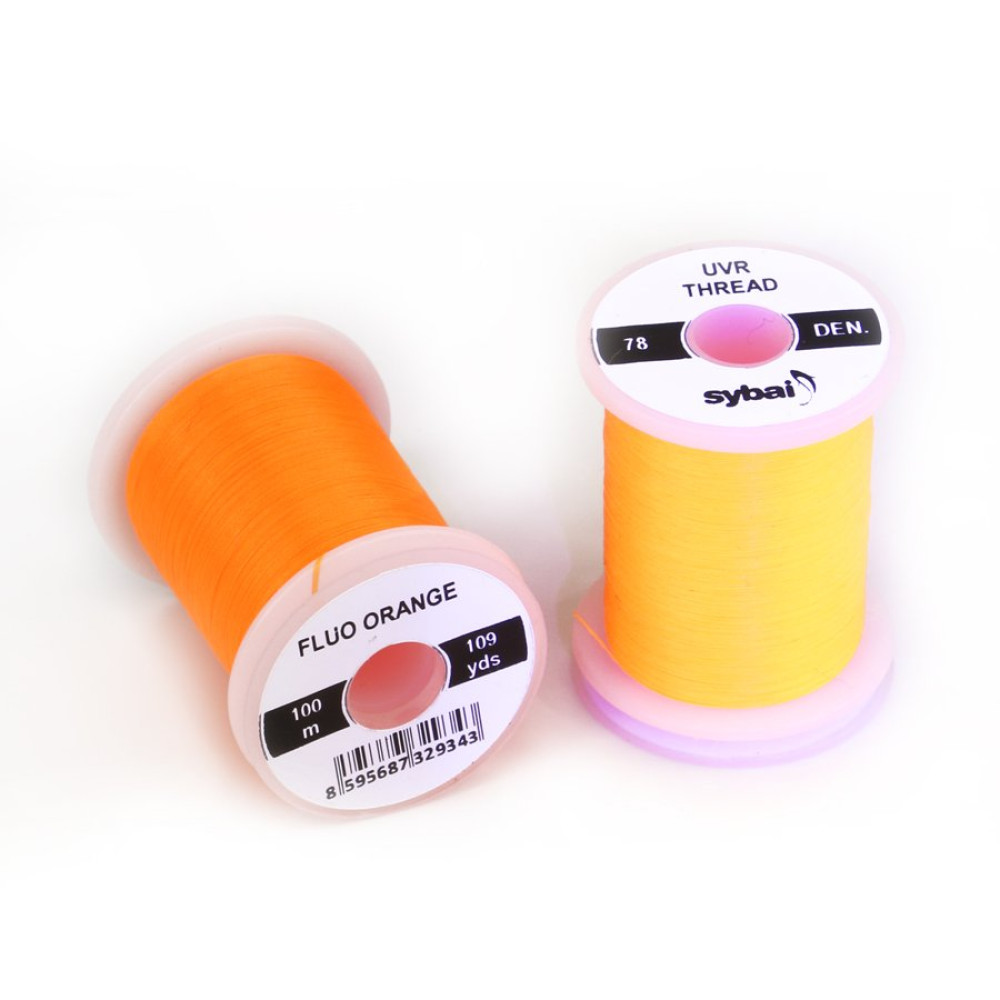 Монтажная нить Sybai UVR Thread – Fluo Orange (флуо-помаранчевий)