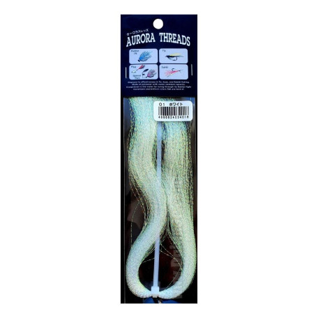 Материал Toho Aurora Threads люрекс 01 White
