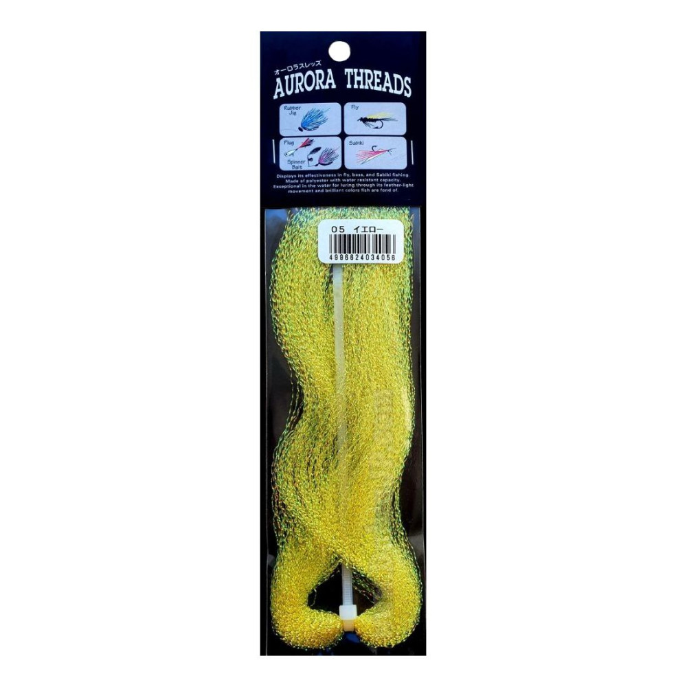 Материал Toho Aurora Threads люрекс 05 Yellow (желтый)