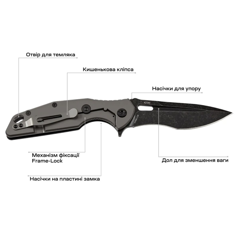 Нож складной Skif Defender II BSW Olive (423SEBG)