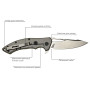 Нож складной Skif Shark II SW Olive (421SEG)