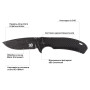 Нож складной Skif Sturdy II BSW Black (420SEB)