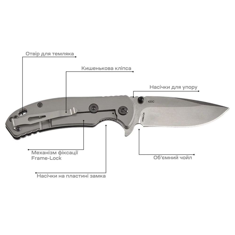 Нож складной Skif Sturdy II SW Olive (420SEG)