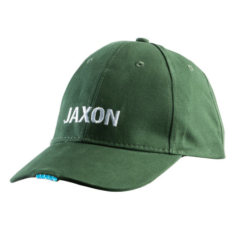 Бейсболка Jaxon UJ-CZX01C с фонариком зеленая