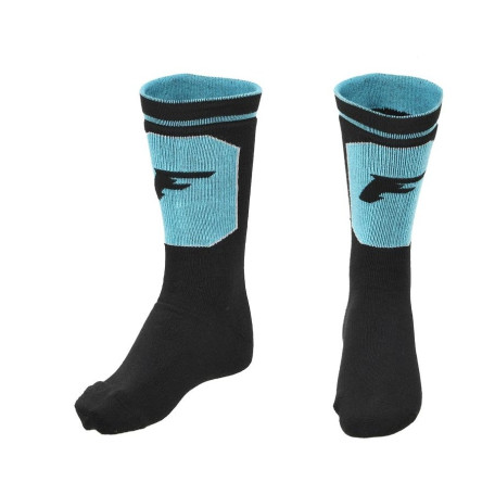 Носки термотреккинговые Flagman Extra Heat Merino Wool High Black Blue (размер S 39-41)