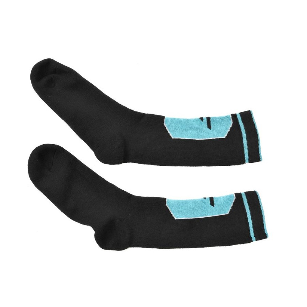 Носки термотреккинговые Flagman Extra Heat Merino Wool High Black Blue (размер S 39-41)
