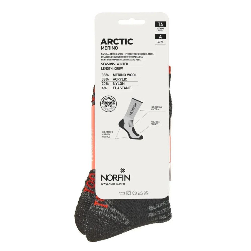 Носки Norfin Arctic Merino Crew T4A (размер M 39-41)
