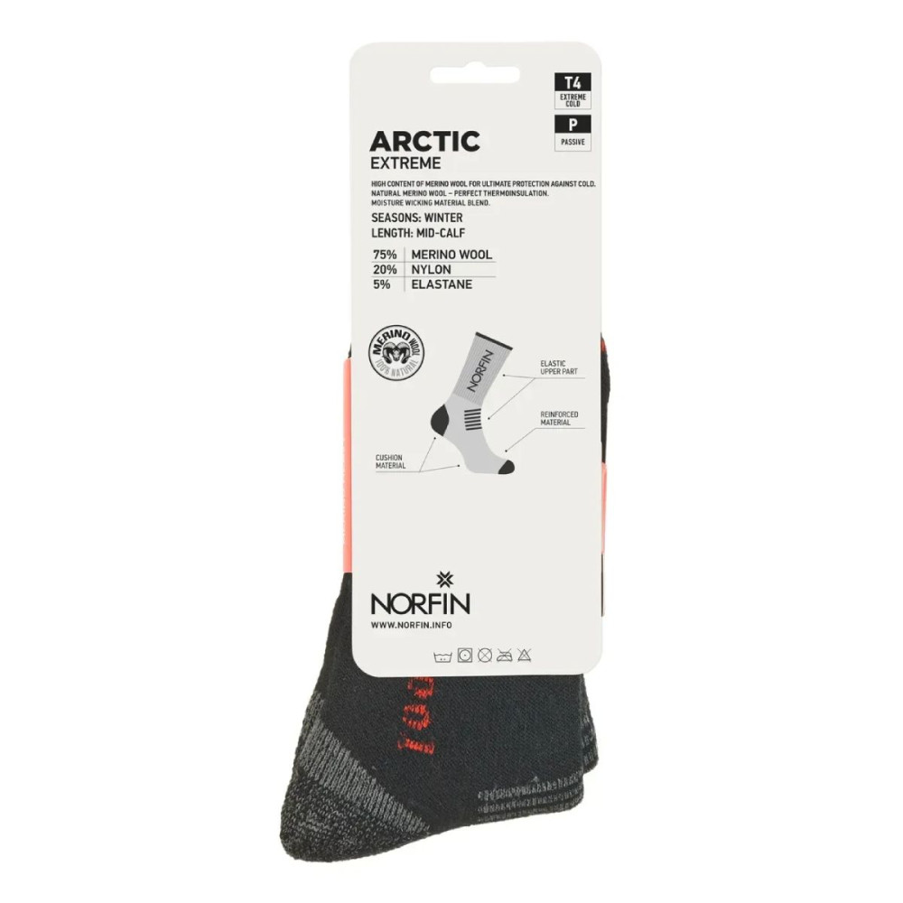 Носки Norfin Arctic Merino Extreme Crew T4P (размер M 39-41)