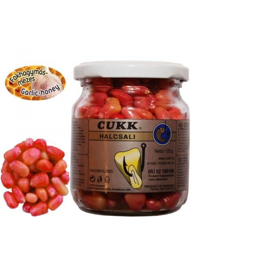 Крашеная кукуруза Cukk Garlic-honey (чеснок-мёд) 125г