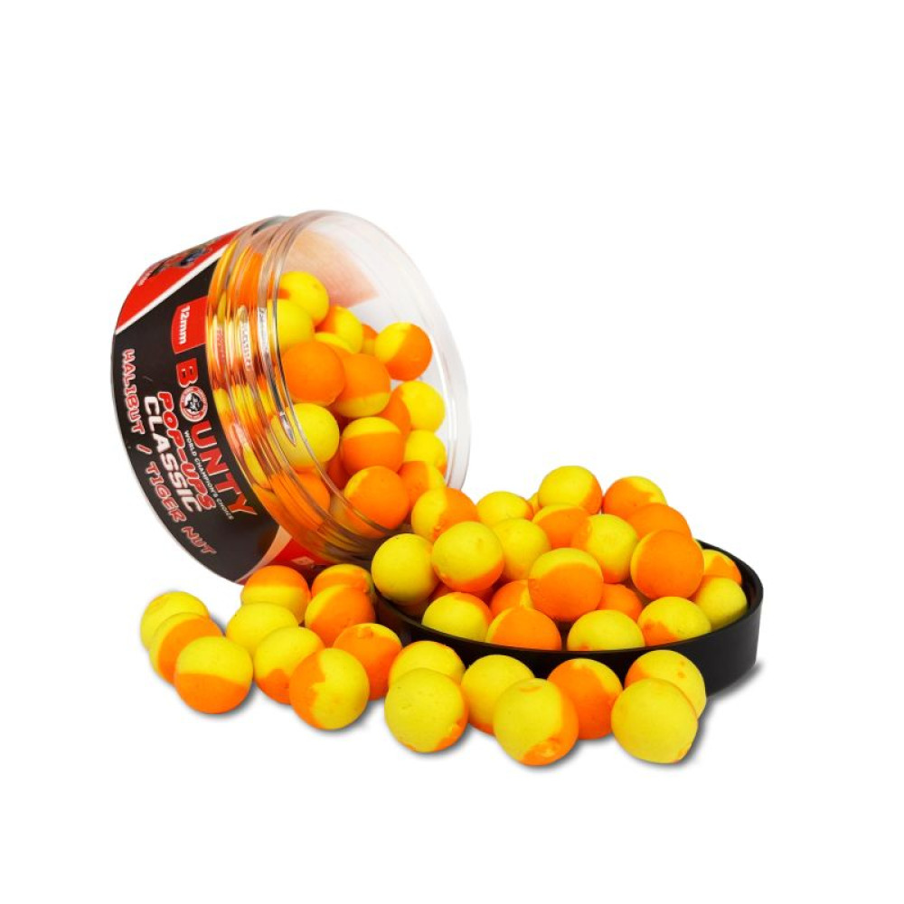 Бойлы Bounty Pop-up HALIBUT/TIGER NUT (Палтус/Тигровый орех) 8мм (12г)