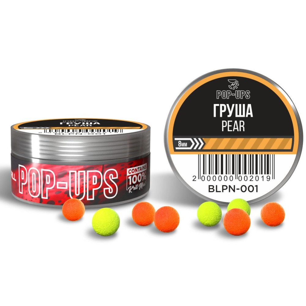 Бойли INTERKRILL Pop-up Груша/Pear 8мм (15г)