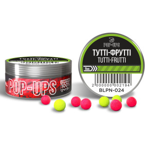 Бойлы INTERKRILL Pop-up Тутти-Фрутти/Tutti-Frutti 6мм (15г)