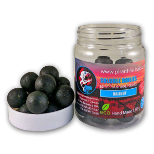Пылящие насадочные бойлы Piranhas Baits Soluble Boilies Euro Series Halibut 20мм 150г