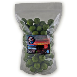 Пылящие бойлы Soluble Boilies Euro Series Pineapple-Acid Pear 24mm 100g