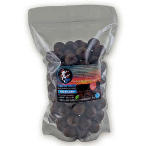 Пылящие бойлы Soluble Boilies Euro Series Tuna-Belachan 24mm 100g