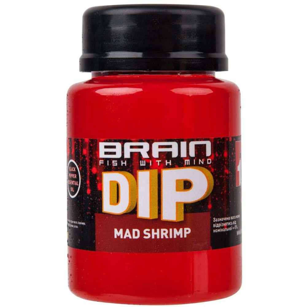 Дип для бойлов Brain F1 Mad Shrimp (креветка) 100ml