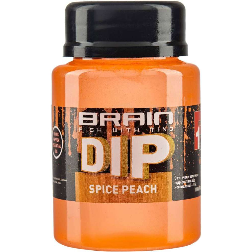 Дип для бойлов Brain F1 Spice peach (персик и специи) 100ml