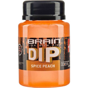 Дип для бойлов Brain F1 Spice peach (персик и специи) 100ml