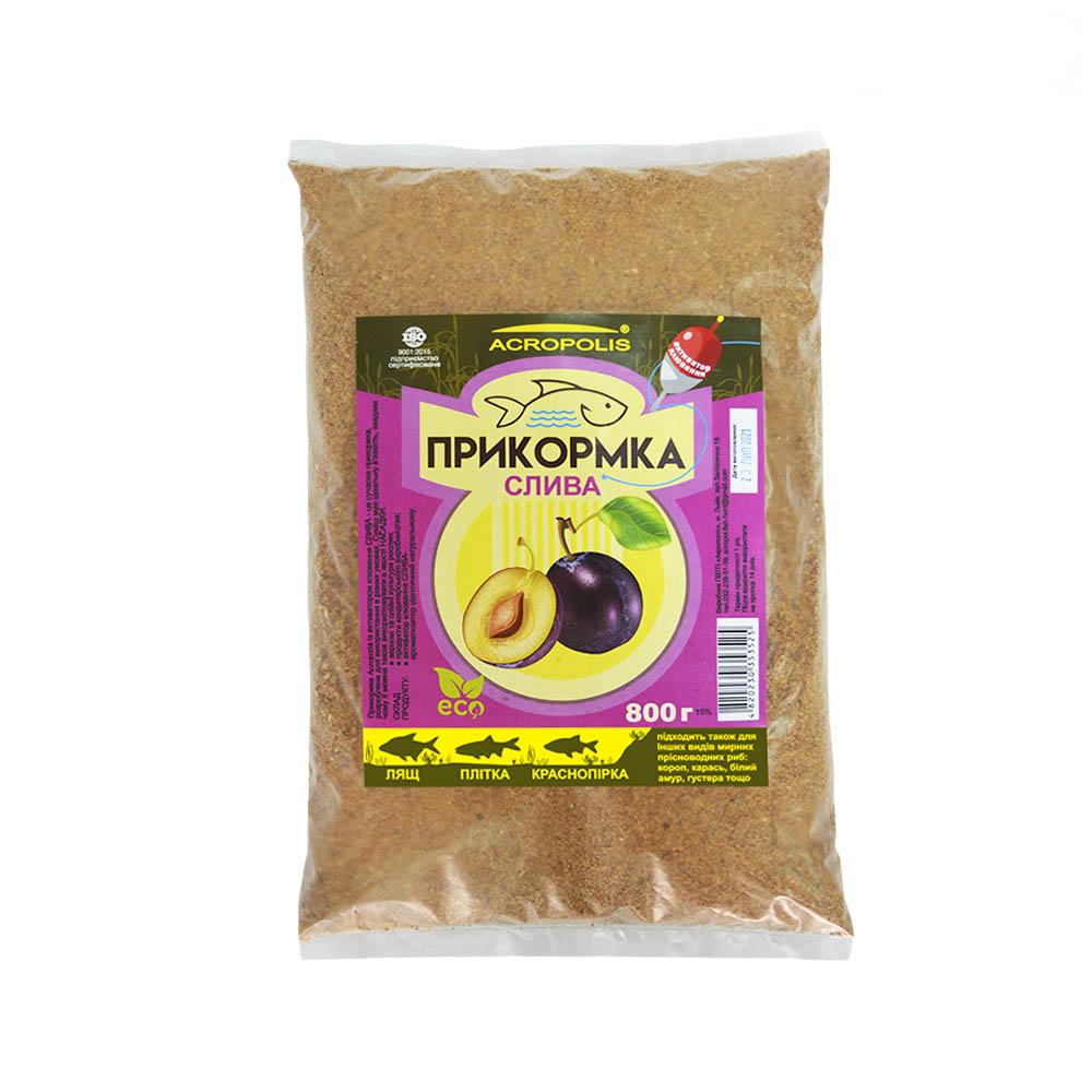 Прикормка Acropolis Ecofish Слива (800г)