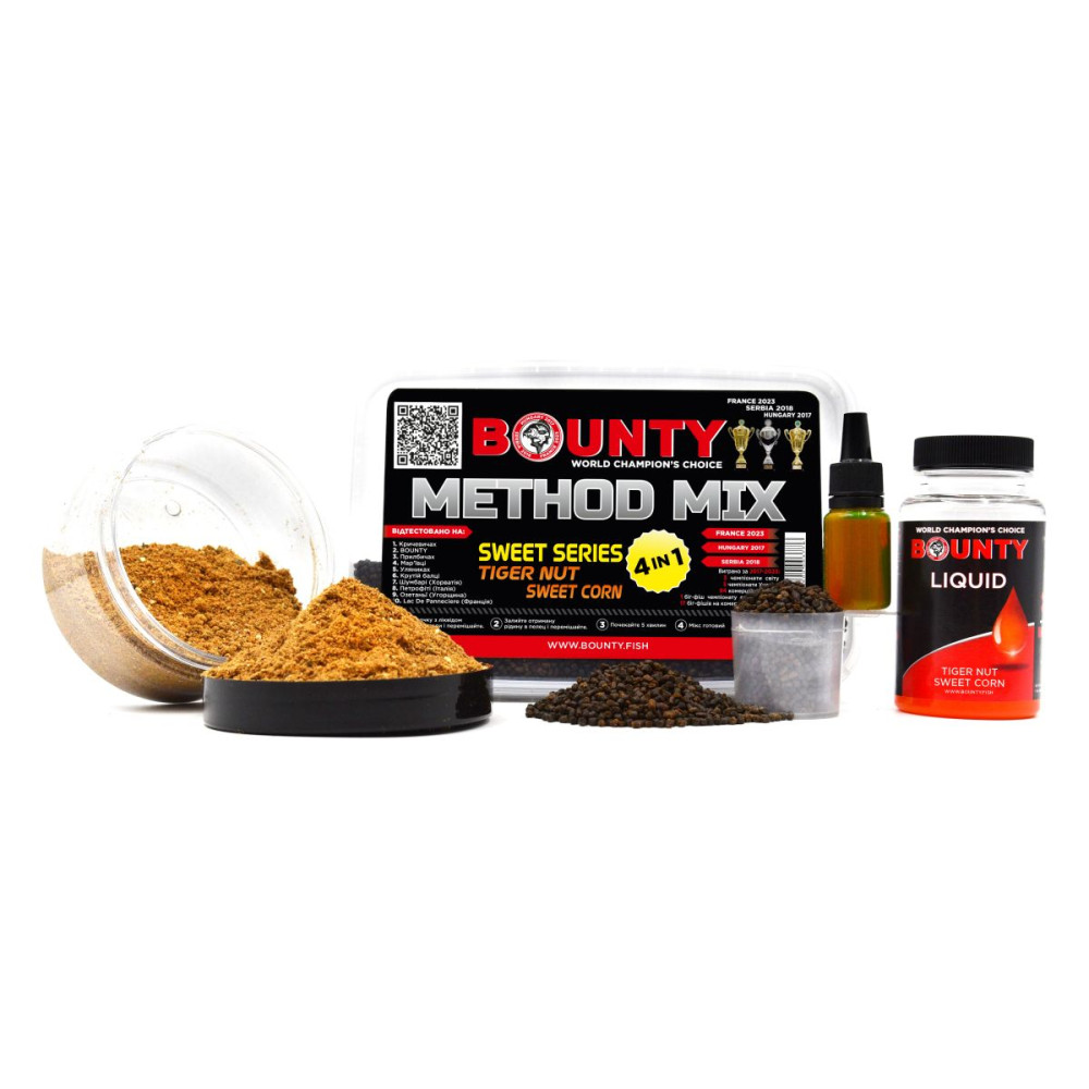 BOUNTY METHOD MIX 4in1 TIGER NUT/SWEET CORN (тигровый орех/кукуруза)