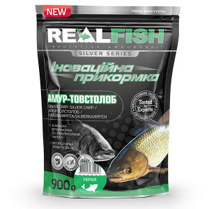Прикормка Real Fish Амур-Толстолоб Укроп (900г)