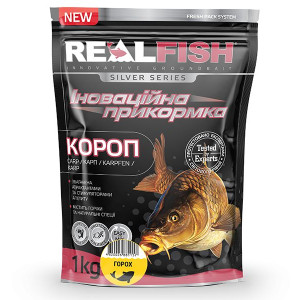 Прикормка Real Fish Карп Горох (1кг)