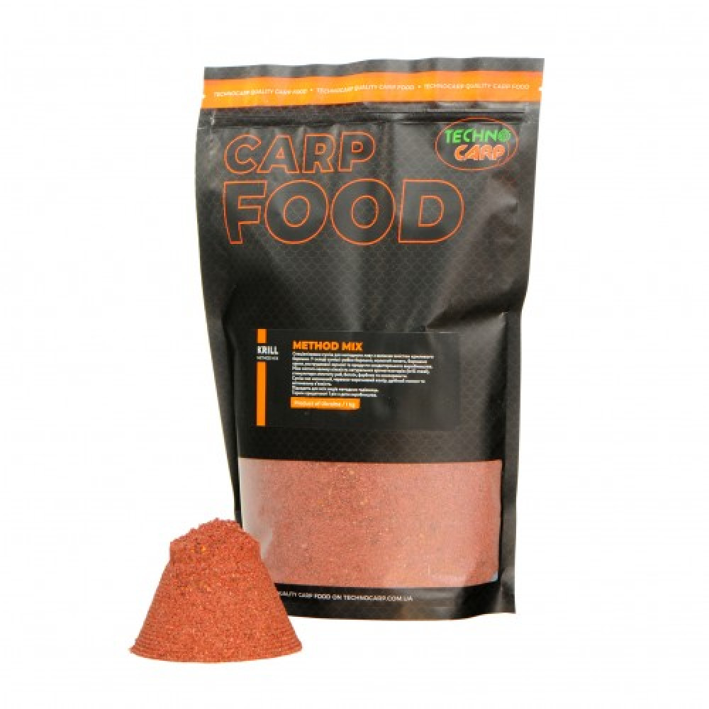 Прикормка TechnoCarp Krill Method mix 1кг