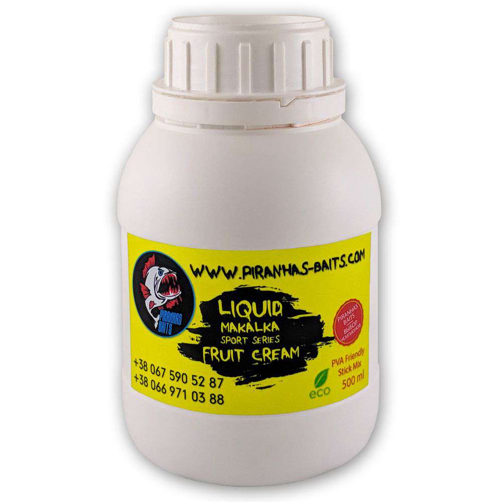 Ликвид Piranhas Baits Makalka Sport Series Fruit Cream, 500ml