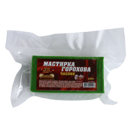 Мастырка 3KBaits гороховая (чеснок), 200г