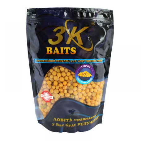 Горох 3K Baits натуральный, 800г