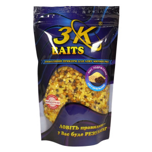 Подрібнений зерновий мікс 3K Baits (натуральний), 500г