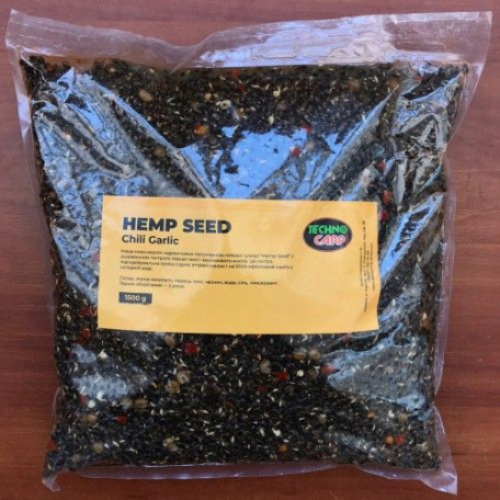 Готовая конопля ТехноКарп Hemp seed + chili, garlic (1.5кг)