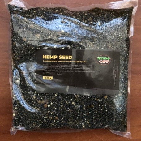 Готовая конопля ТехноКарп Hemp seed + CSL (1.5кг)