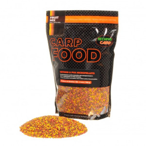 Пеллетс TechnoCarp Method & PVA Micropellets Fruit Mix 700г