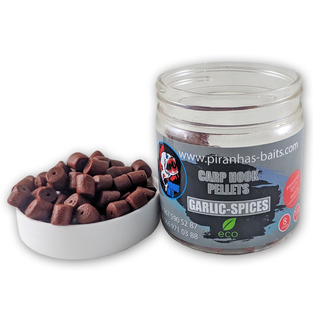 Пеллетс Carp Hook Pellets Garlic-Spices 8mm 100g