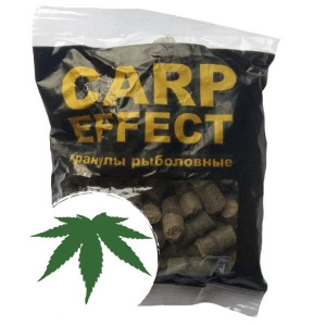 Гранулы с резинкой CARP EFFECT Конопля, 50г