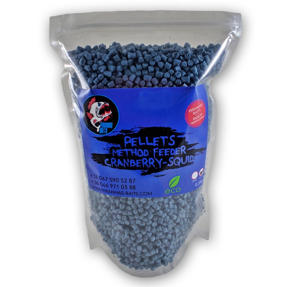 Пеллетс Method Cranberry-Squid 4mm 0.5kg