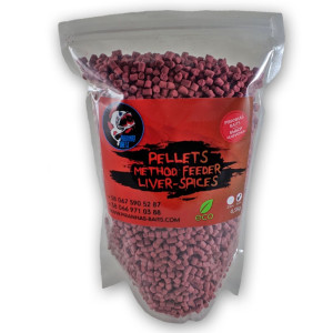 Пеллетс Method Liver-Spices 4mm 0.5kg