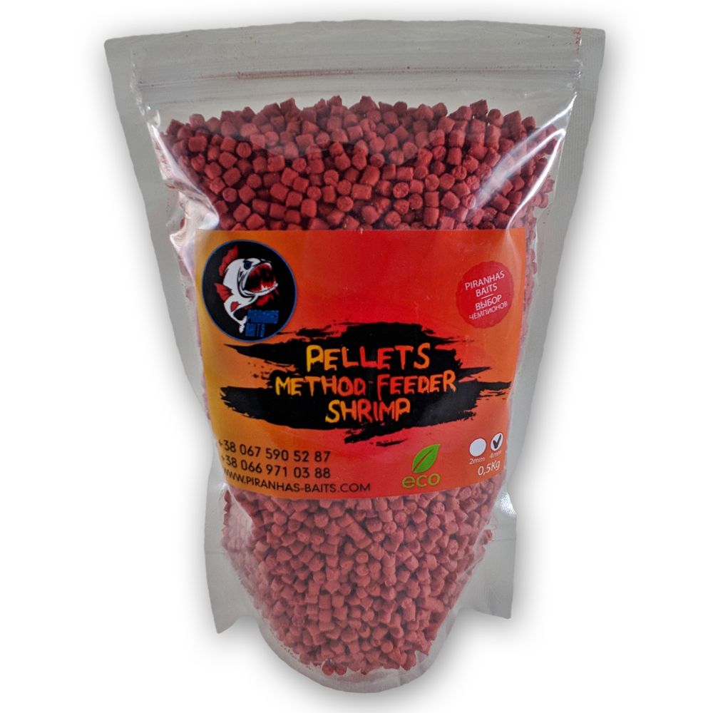 Пеллетс Method Shrimp 4mm 0.5kg