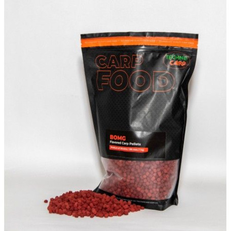 Пелетс TechnoCarp Flavored carp pellets "B.O.M.G" 6мм 1.0кг