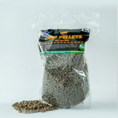 Пелетс TechnoCarp Carp Pellets 6мм 1кг