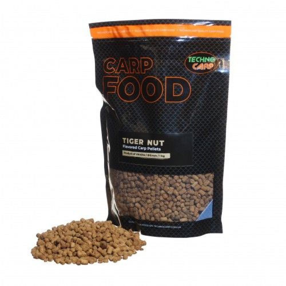 Пеллетс TechnoCarp Flavored carp pellets Tiger Nut 6мм 1кг