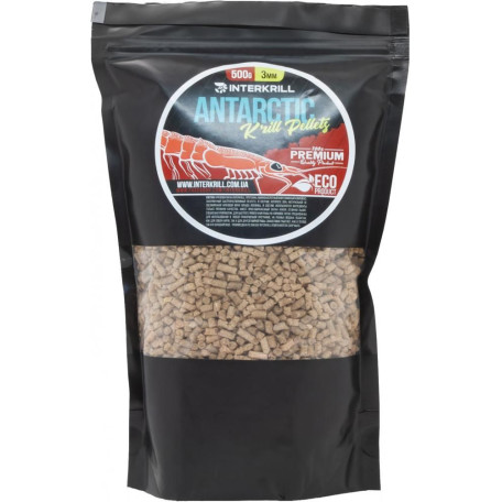 Крилевий пеллетс Interkrill Antarctic Krill Pellets 3mm 500g