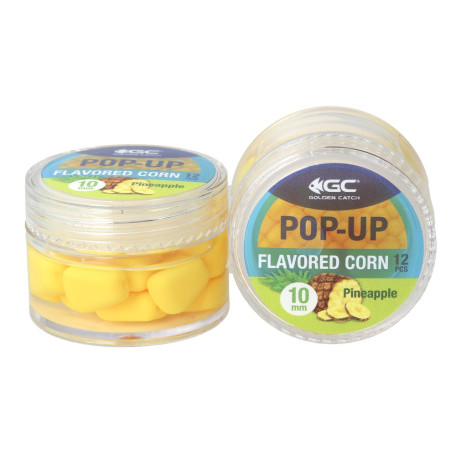Кукурудза в діпі GC Pop-Up Flavored 10мм Pineapple (ананас) 12 шт.