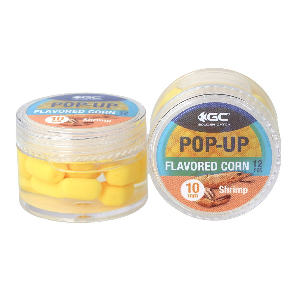 Кукуруза в дипе GC Pop-Up Flavored 10мм Shrimp (креветка) 12 шт.